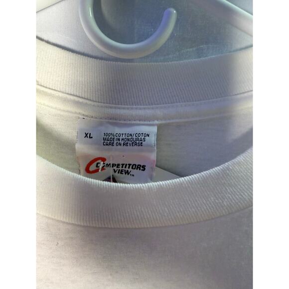 Competitors View Dale Earnhardt NASCAR Winston Cup Series Print White Shirt XL - Picture 3 of 3